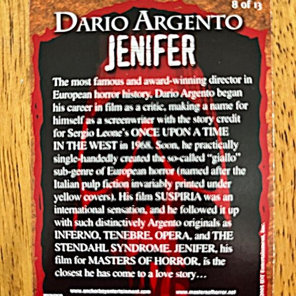 Masters of Horror series: Jenifer (DVD, 2005) with original box & inserts - Picture 5 of 8